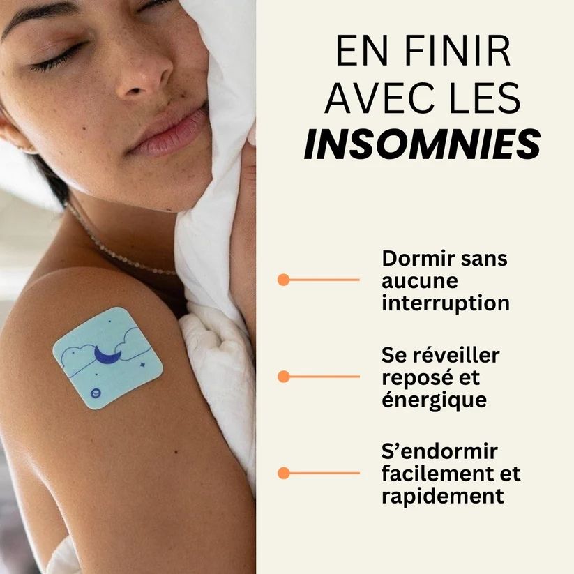 SomniPatch- Patchs de Sommeil (28 patchs)
✅ Aide à s'endormir et à maintenir un sommeil réparateur.
✅ Vous vous réveillez reposé et revitalisé.
✅ Pas d'effets secondaires désagréables.